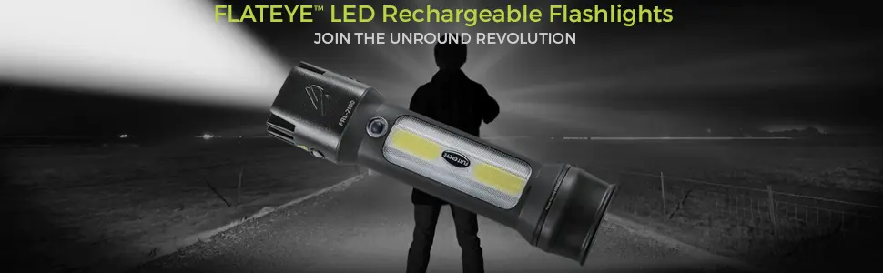 FLATEYE™ Rechargeable FRL-2100 Lantern Flashlight