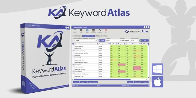 Keyword Atlas - keyword research tool