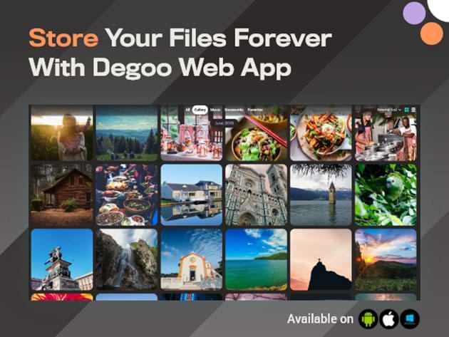 Degoo Premium Lifetime 10TB Backup Plan