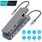 13-in-1 Docking Station with Dual HDMI