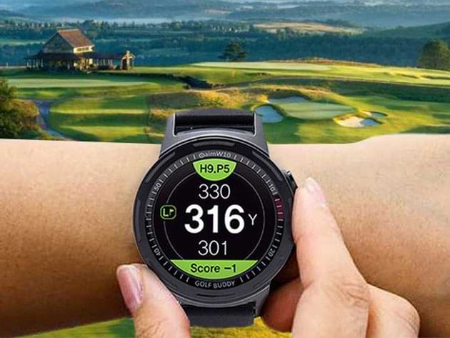GOLFBUDDY Aim W10 GPS Golf Watch