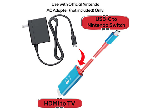 Portable Nintendo Switch Dock Conversion Cable
