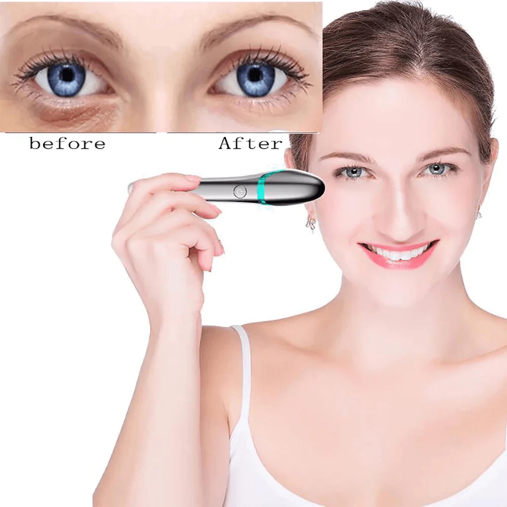 VYSN IntelliPen Anti-Aging EMS Electric Vibrating Heated Mini Face & Eye Therapy Device