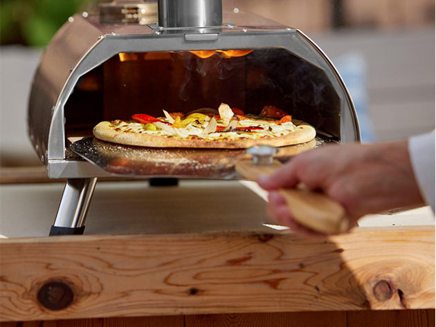 Wolfgang Puck Outdoor Wood Pellet Pizza Oven & Grill 